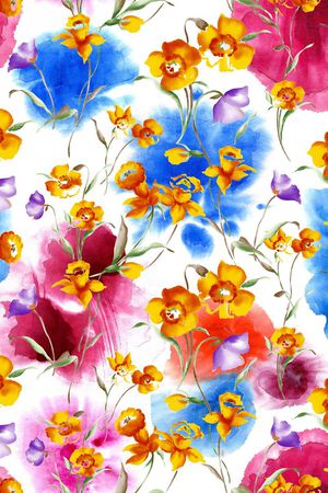 手绘印花华亿平台图片