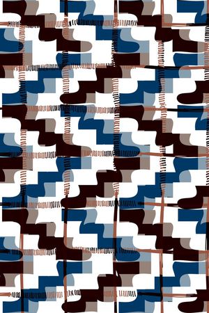 格子印花华亿平台图片