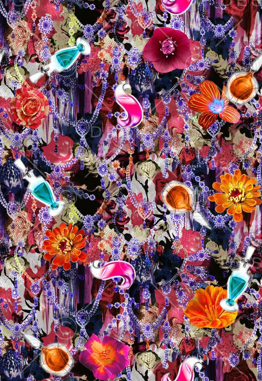 复古印花华亿平台图片