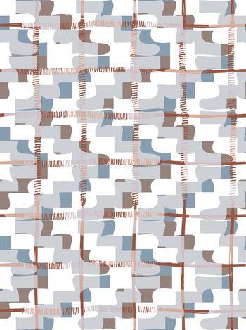 格子印花华亿平台图片