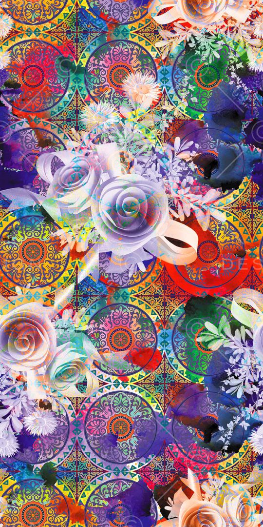 民族风印花华亿平台图片