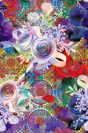 民族风印花华亿平台图片