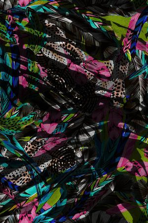 时尚流行印花华亿平台图片