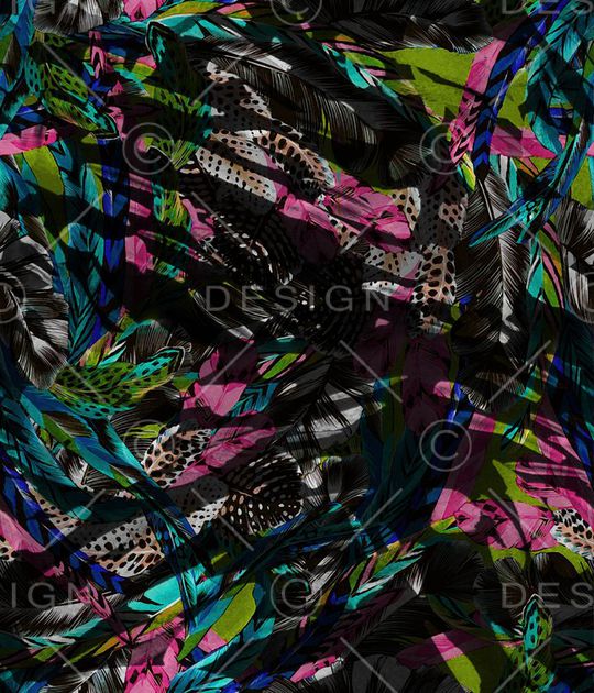 时尚流行印花华亿平台图片