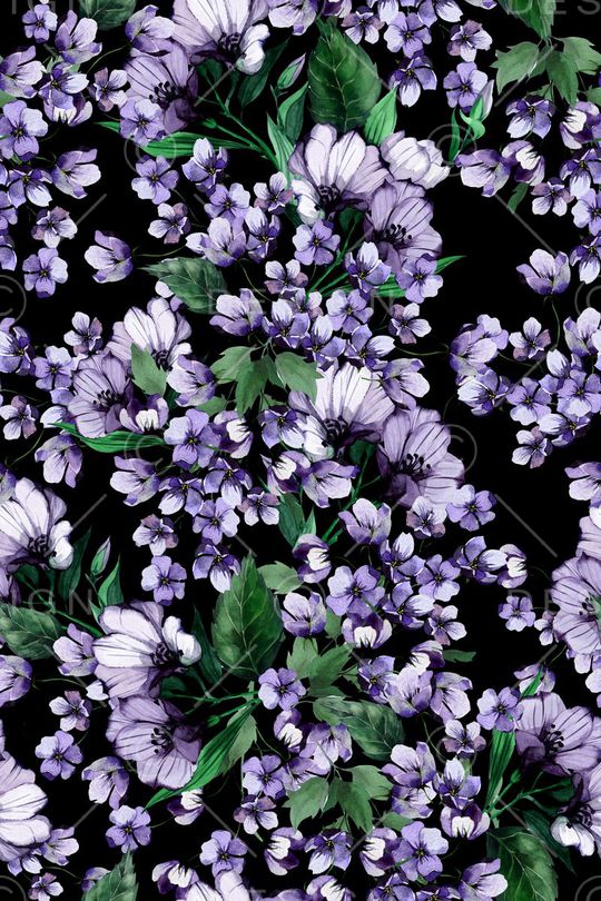 水彩画印花华亿平台图片