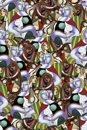 抽象印花华亿平台图片