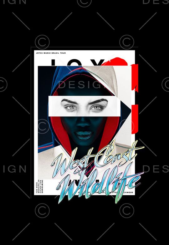 潮流时尚印花华亿平台图片