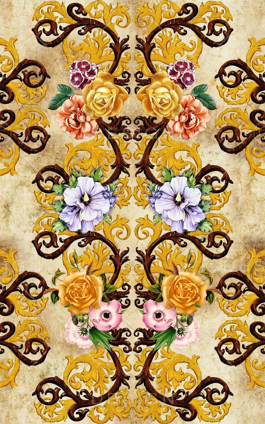 欧式印花华亿平台图片