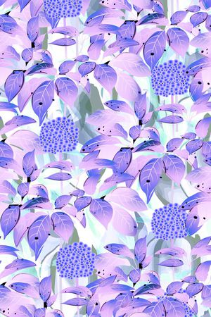 写意手绘印花华亿平台图片