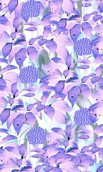 559280-写意手绘水彩风格系类之花与果服饰印