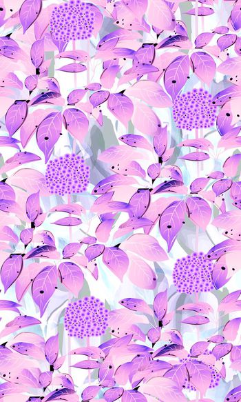 559281-写意手绘水彩风格系类之花与果服饰印