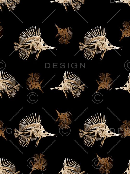 抽象男装图案印花华亿平台图片