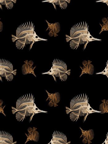 559282-抽象鱼骨男装图案