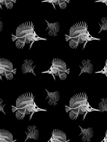 559283-抽象鱼骨男装图案