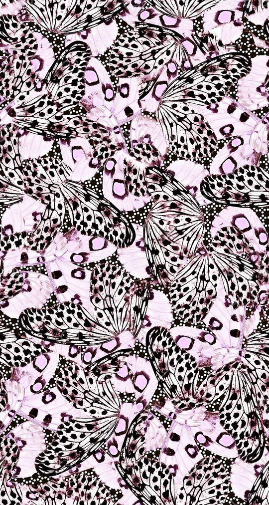 蝴蝶印花华亿平台图片