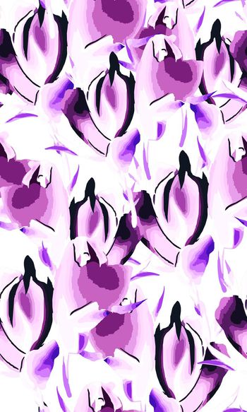 559323-写意手绘水彩风格舞动的花魂浪漫主义