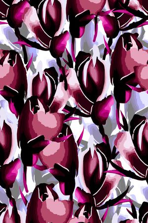 写意水彩印花华亿平台图片