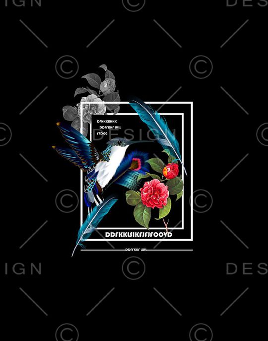 抽象男装图案印花华亿平台图片