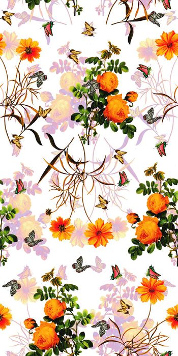 559378-花卉蝴蝶花朵女装华亿平台