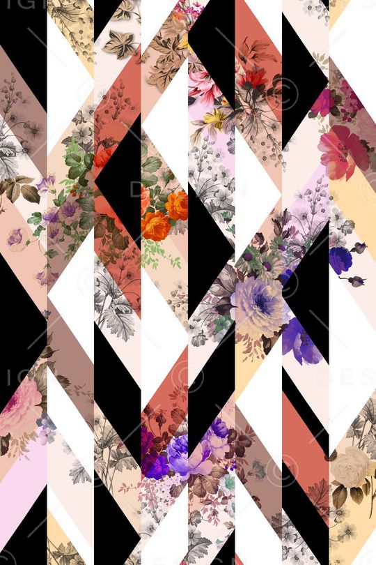 几何印花华亿平台图片