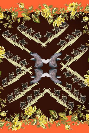 休闲印花华亿平台图片