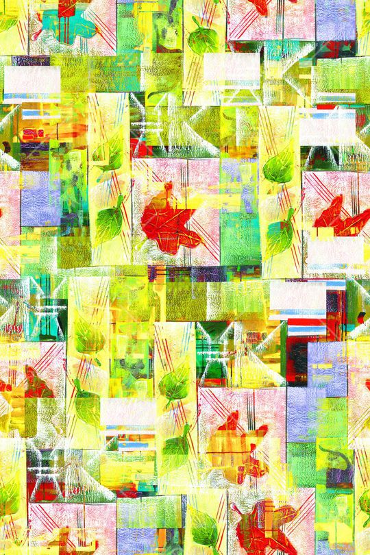 复古 抽象印花华亿平台图片