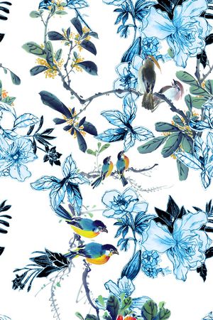 MAX-中国风印花华亿平台图片