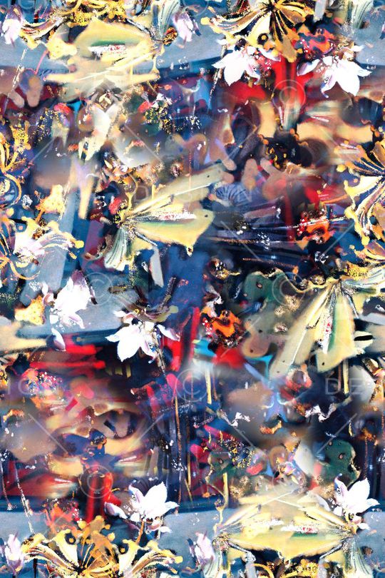 抽象印花华亿平台图片