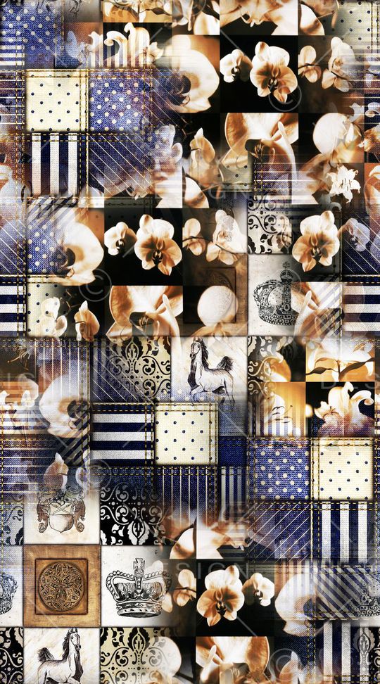 暗色系印花华亿平台图片