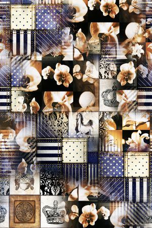 暗色系印花华亿平台图片