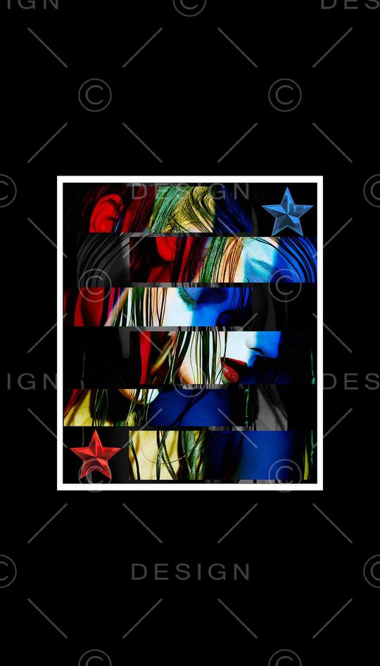 潮流时尚印花华亿平台图片