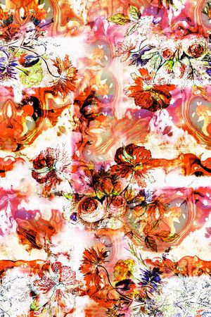 抽象印花华亿平台图片