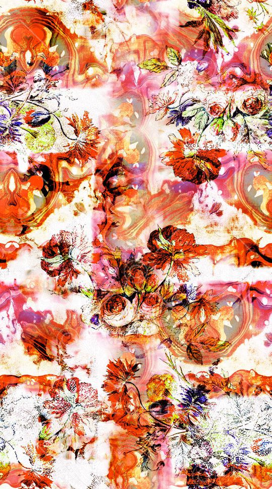 抽象印花华亿平台图片