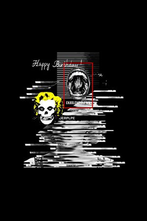 人物男装图案印花华亿平台图片