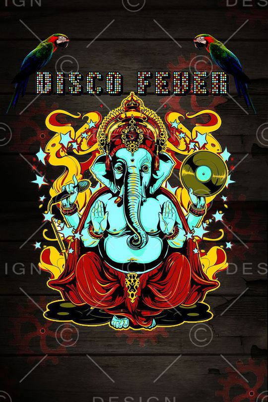 复古大象印花华亿平台图片