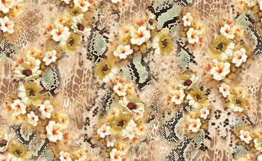 蛇纹印花华亿平台图片