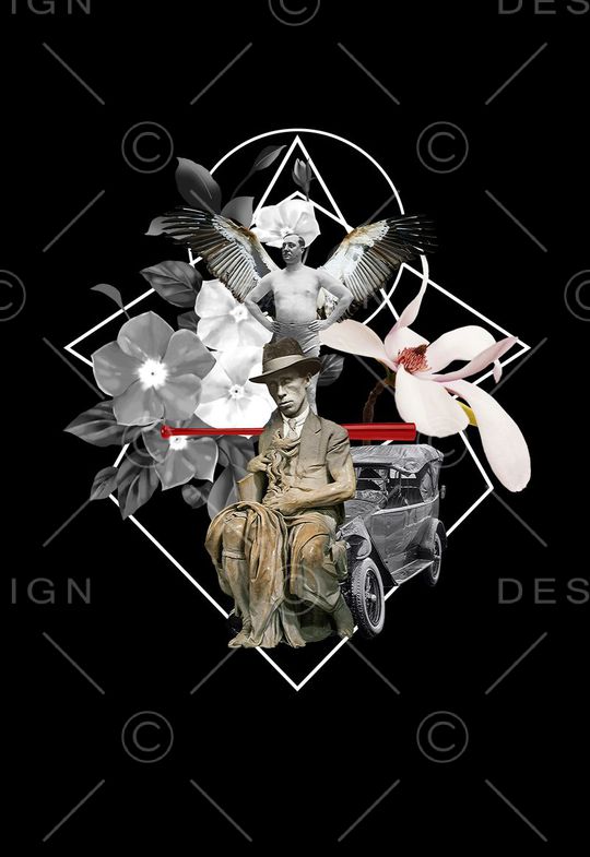 潮流时尚印花华亿平台图片