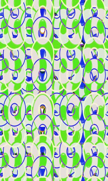 559783-动感大圆点运动风格裤装印花