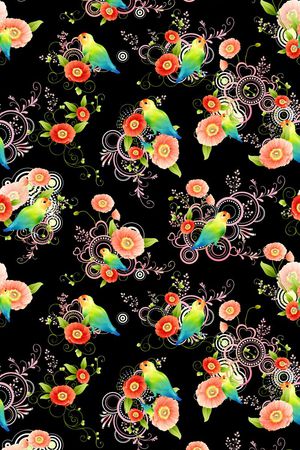 花朵印花华亿平台图片