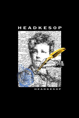 抽象男装图案印花华亿平台图片