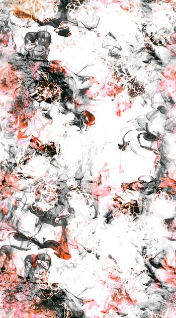 559896-抽象 满版 水墨烟雾 线条肌理 花