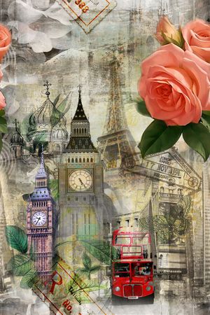 复古欧美英伦风印花华亿平台图片