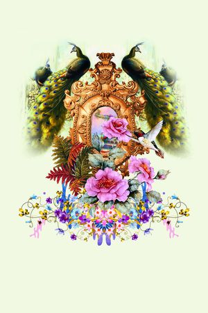 欧式复古印花华亿平台图片