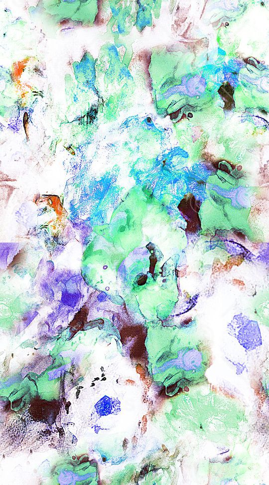 抽象 水墨印花华亿平台图片