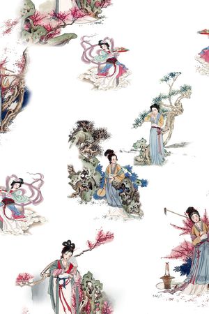 写意印花华亿平台图片