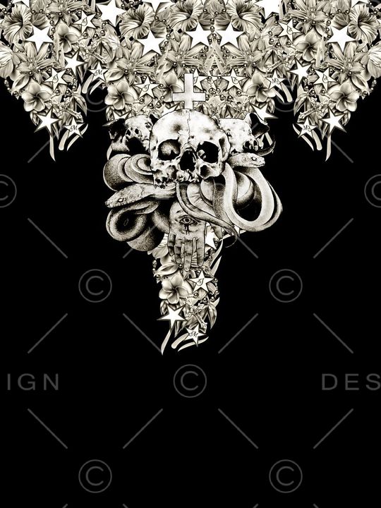 抽象印花华亿平台图片