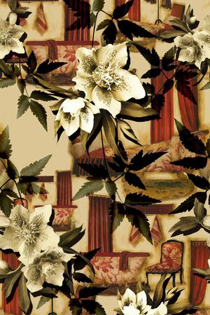 欧式印花华亿平台图片