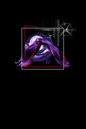 抽象几何印花华亿平台图片