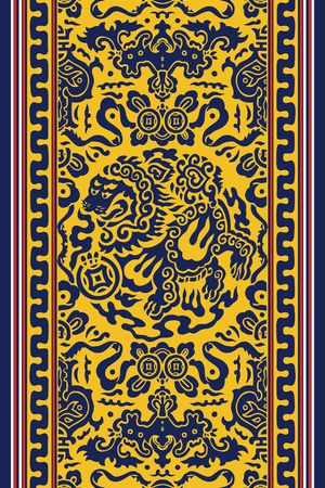 汉朝文化印花华亿平台图片