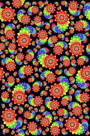 抽象印花华亿平台图片